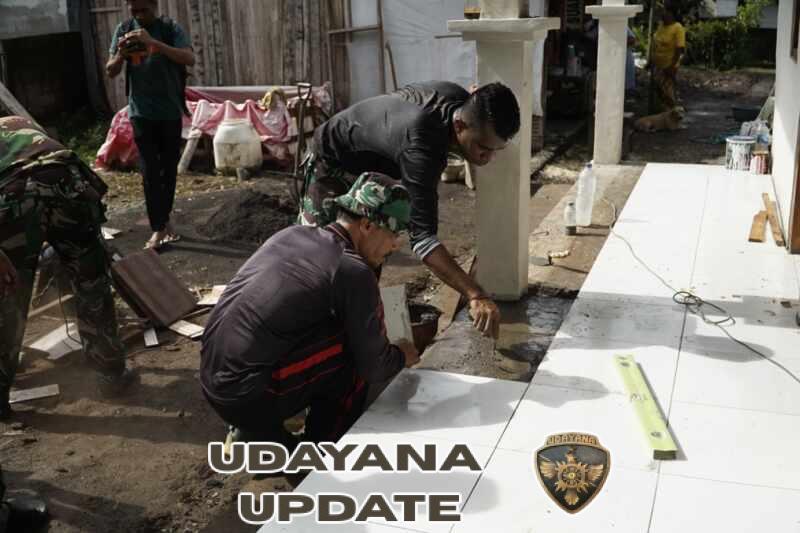 Menuju Finish: TMMD 127 Jembrana Capai 85 Persen, Senyum Warga Desa Penyaringan Mulai Merekah.
