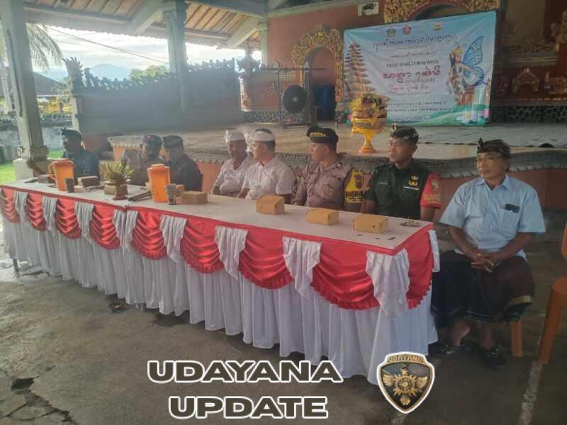 Pererat Sinergitas, Babinsa Desa Sepang Hadiri Rapat Pembentukan Panitia Hari Raya Nyepi Tahun 2026