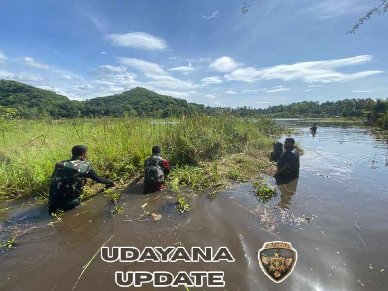 Kodim 1623/Karangasem Lanjutkan Pembersihan Danau Yeh Malet Hari ke-19 di Desa Antiga Kelod