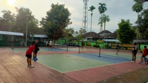 Lapangan Pickle Ball Kodim Klungkung Jadi Langganan Latihan Masyarakat