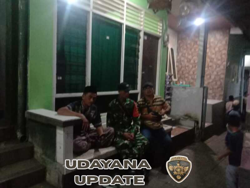 Aparat Gabungan Di Klungkung Kawal Ibadah Sholat Taraweh Di Kelurahan Semarapura Kangin