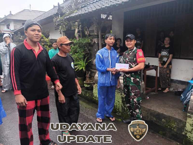 Babinsa Manduang Hadiri Dan Kawal Lomba Mancing Ikan Lele Di Telabah Dusun Tubuh