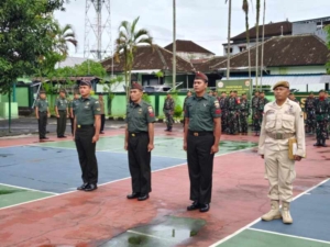 Kodim Klungkung Gelar Upacara Bendera Senin Terakhir Di Bulan Pebruari