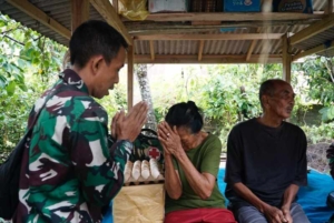 Tak Hanya Bangun Infrastruktur, TMMD Ke-127 Kodim 1617/Jembrana Sentuh Sektor Ekonomi dan Kesehatan Warga