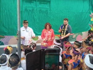 Babinsa Manduang Hadiri Peresmian Gedung TK Negeri Desa Manduang