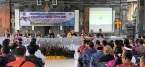 Babinsa 1623-02/Abang Hadiri Musrenbang RKPD Kabupaten Tahun 2026 di Kecamatan Abang