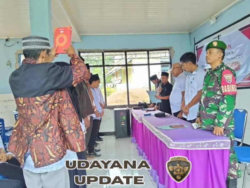 Tegas dan Siaga, Babinsa Sepukur Amankan Tahapan Awal Pilkades 2026