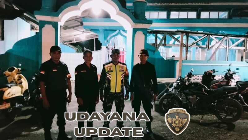Babinsa Lunyuk Turun Langsung ke Lapangan, Perkuat Pengamanan Malam Hari