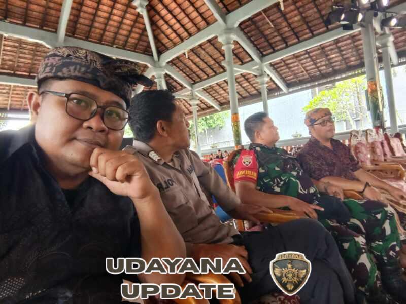 Babinsa Semarapura Kaja Hadiri Lomba Tari Rangde Dan Mekendang Tunggal