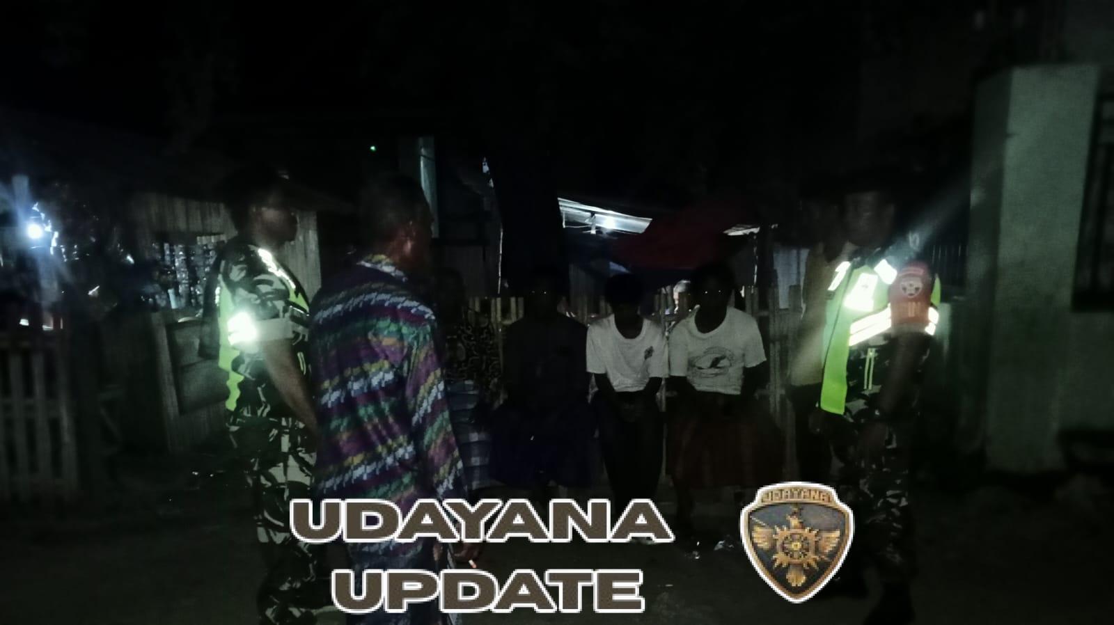 Patroli Teritorial Babinsa Sape Jaga Keamanan Wilayah Sape dan Lambu Tetap Kondusif
