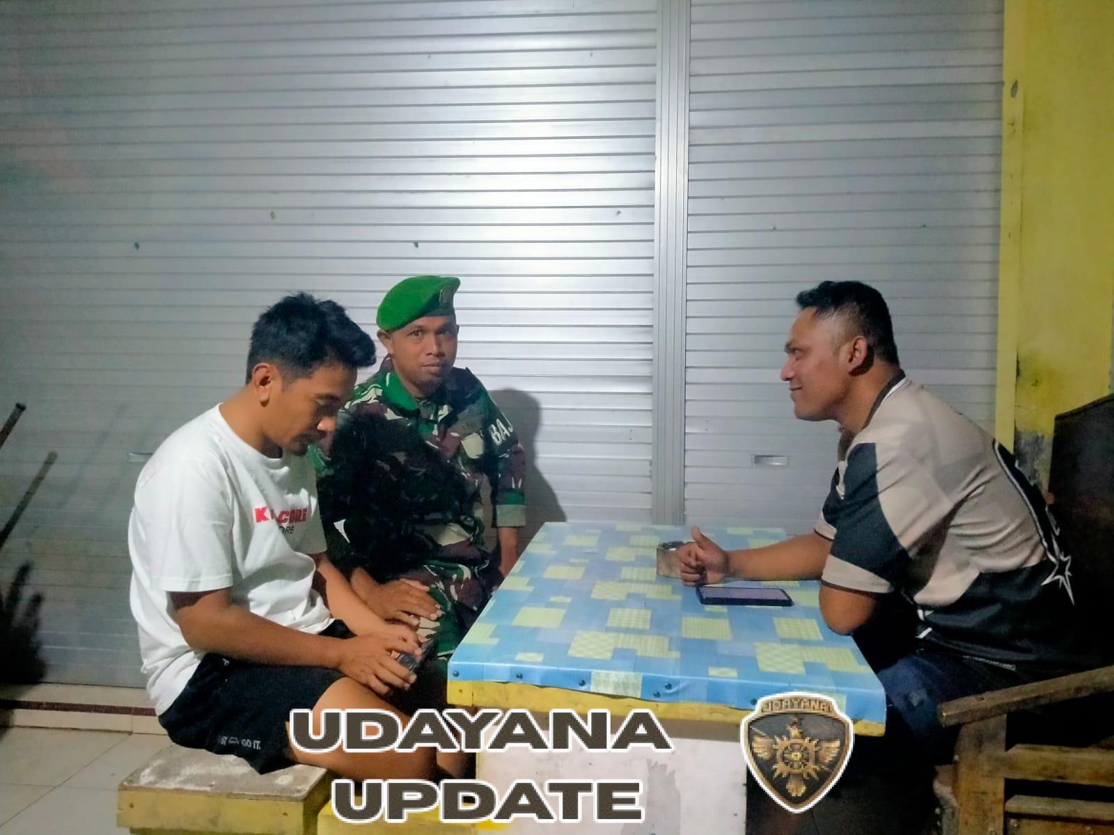 Patroli Malam Koramil 1628-05/Jereweh Jaga Kondusivitas Wilayah Kecamatan Jereweh
