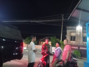 Patroli Malam Koramil 1628-03/Seteluk Jaga Kondusivitas Wilayah Sumbawa Barat