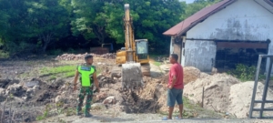 Babinsa Koramil 1627-01/Ba’a Pantau Tahap Awal Pembangunan KDKMP di Kelurahan Metina