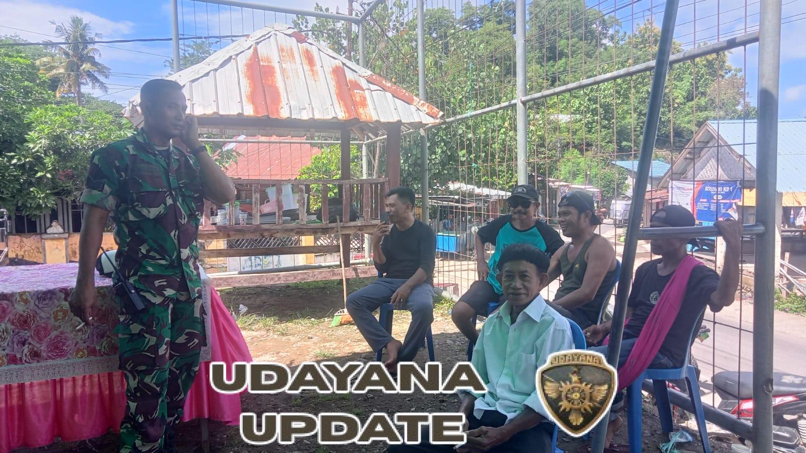 Komsos Babinsa Koramil 1614-01/Dompu Ciptakan Komunikasi Harmonis dengan Warga