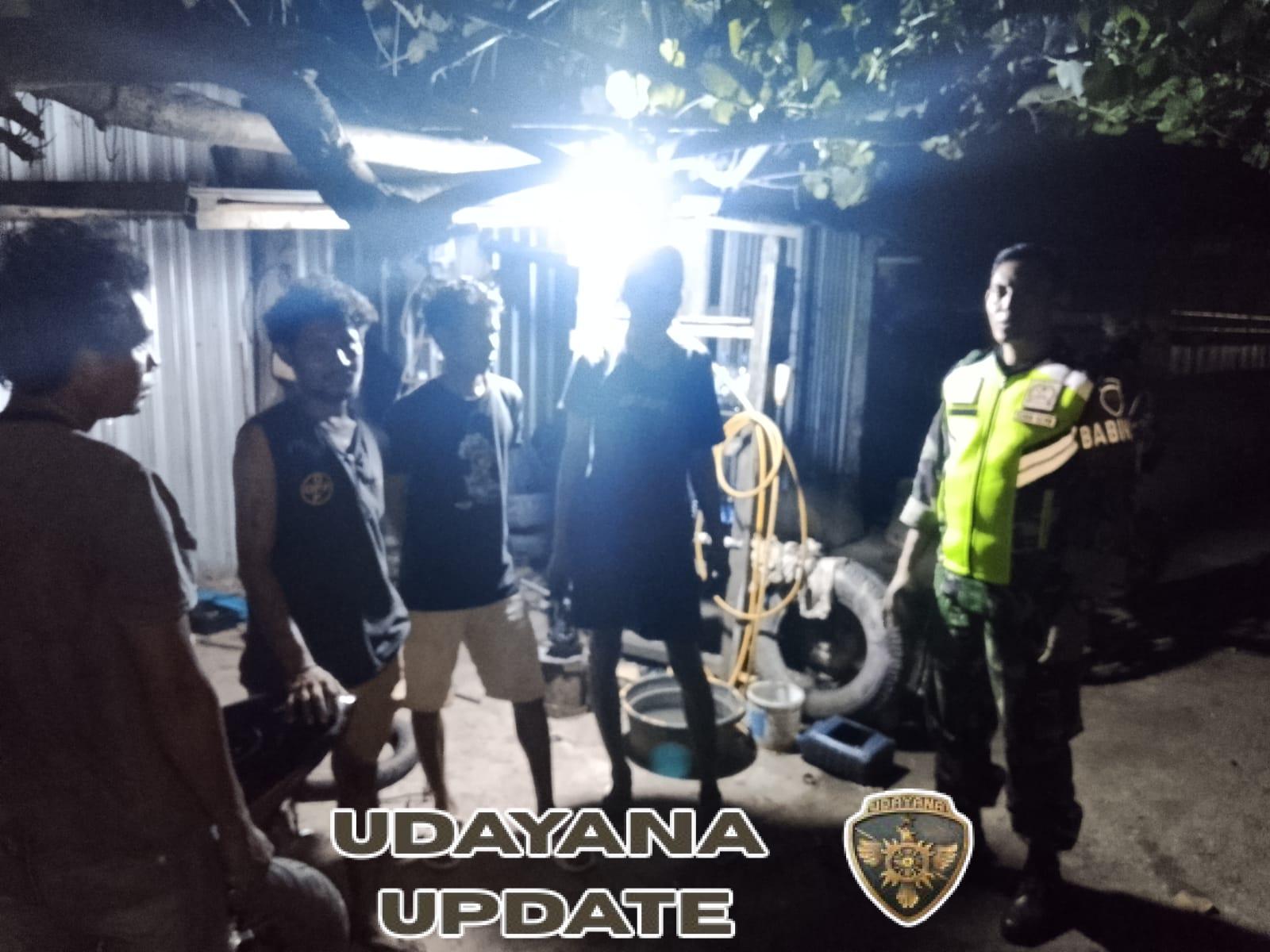 Patroli Malam Babinsa Koramil 1608-06/Wawo Cegah Penyalahgunaan Narkoba dan Miras