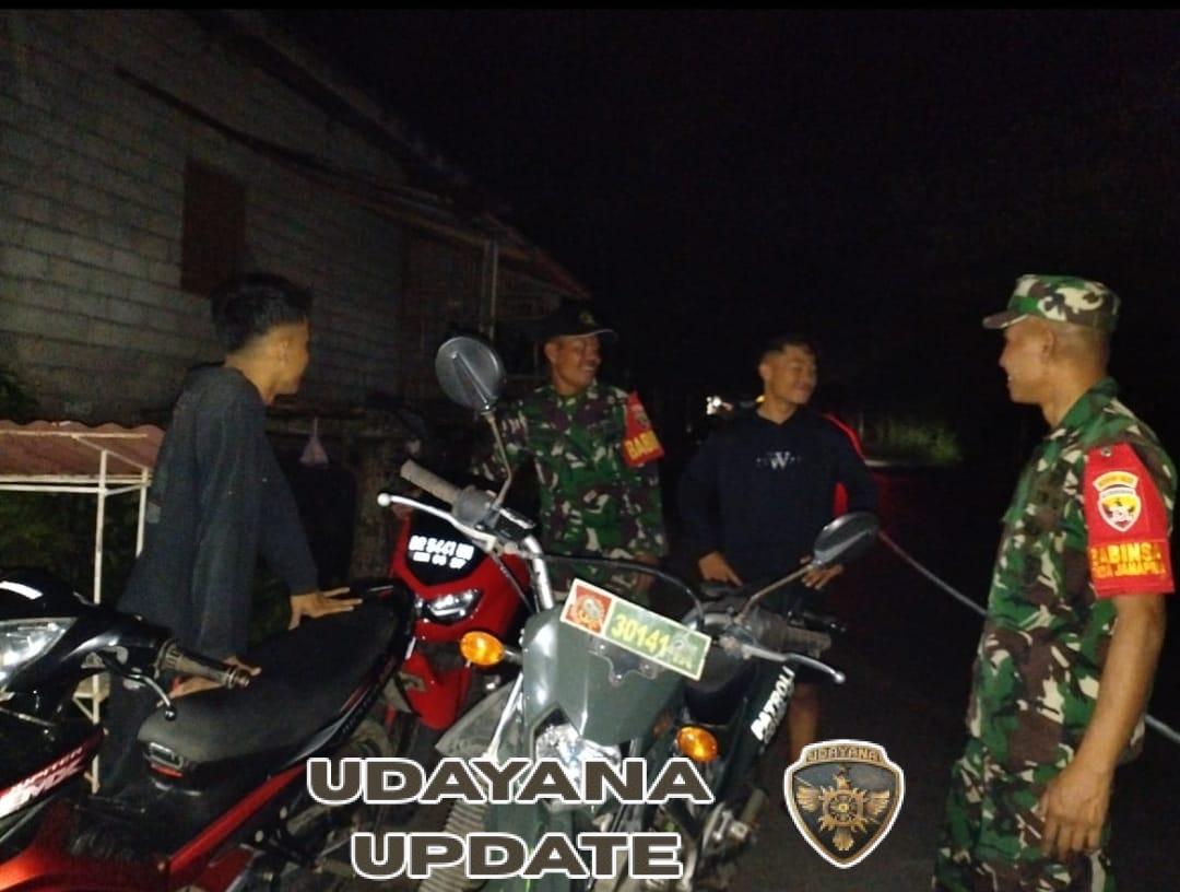 Babinsa Gandeng BKD Patroli Malam Demi Ketentraman Warga Binaan