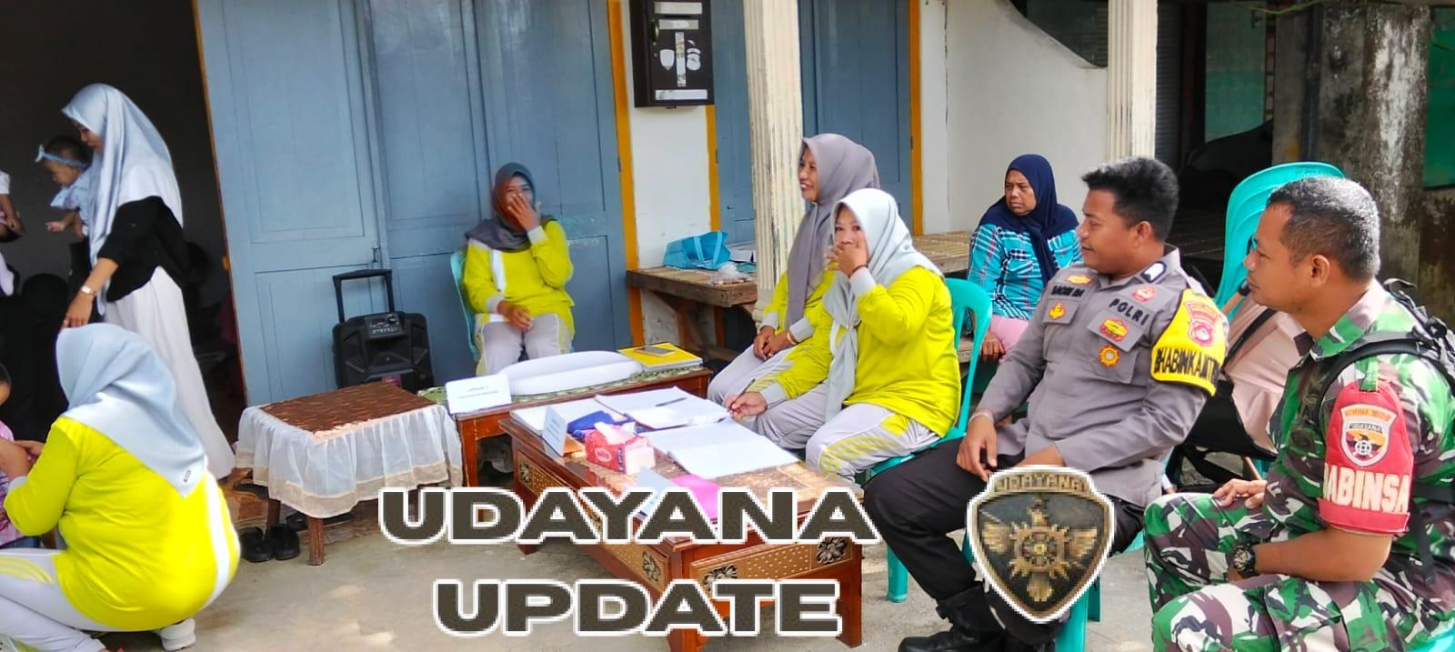 Sinergi TNI dan Tenaga Kesehatan dalam Giat Posyandu Gotong Royong Sampir B