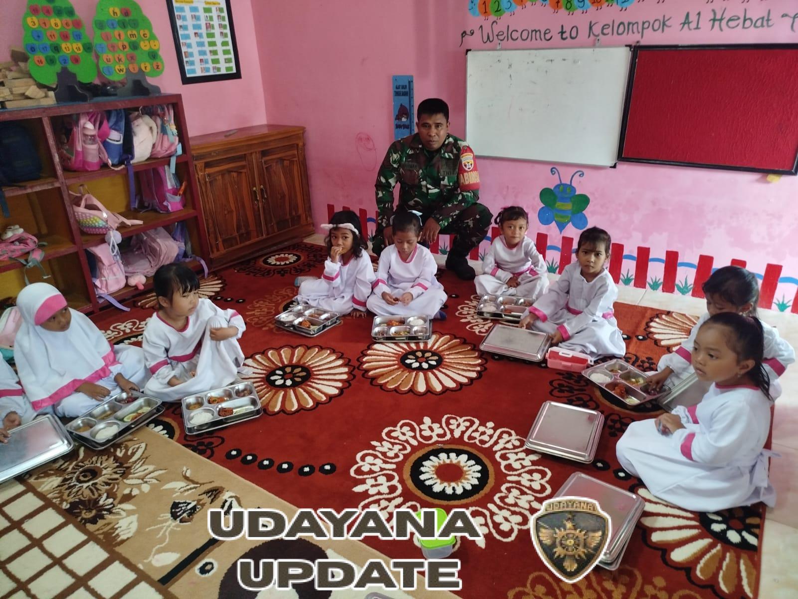 Program MBG di Kelurahan Menala Berjalan Lancar dengan Pendampingan Babinsa