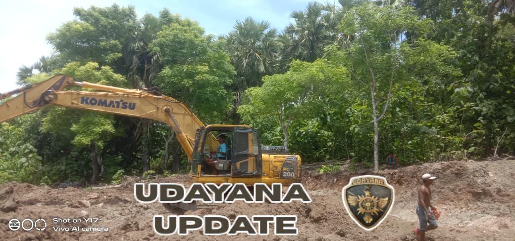 Babinsa Koramil 1627-01/Ba’a Pantau Pematangan Lahan Pembangunan KDKMP Desa Oeleka