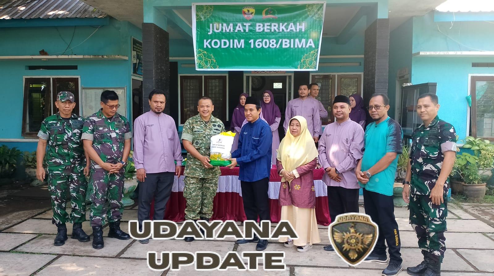 Kodim 1608/Bima Konsisten Beri Dukungan kepada Dunia Pendidikan Keagamaan