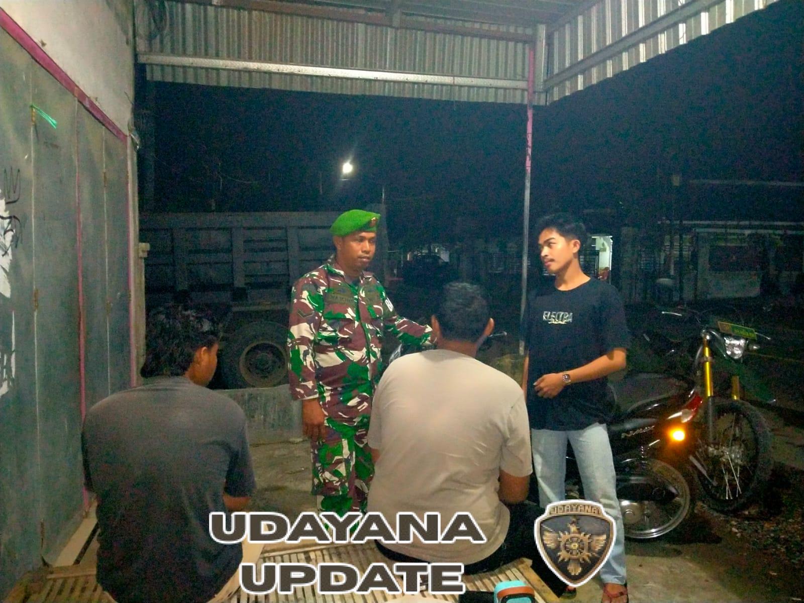 Serda Yakub Pimpin Patroli Malam, Perkuat Keamanan Wilayah Kecamatan Jereweh