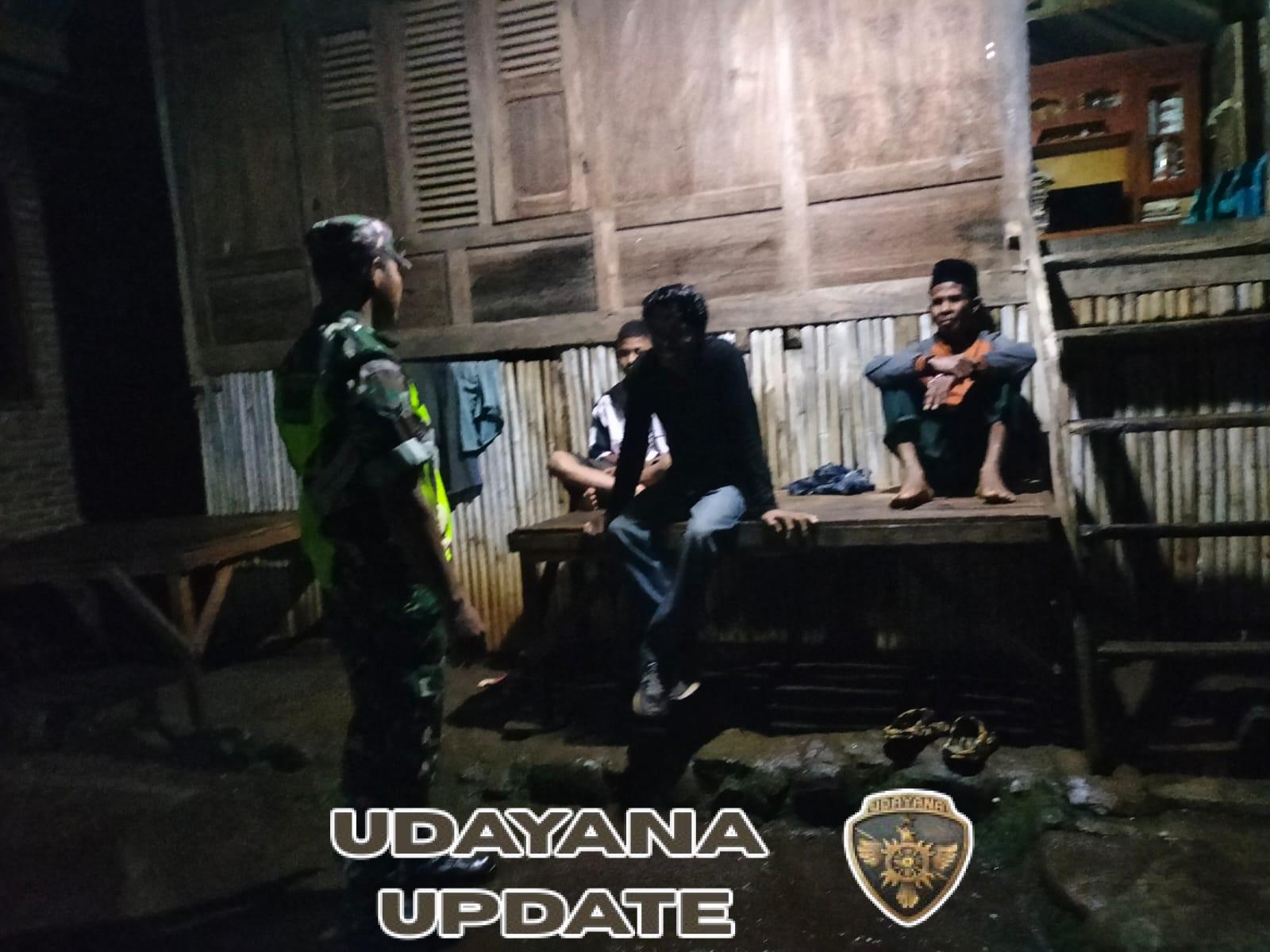 Babinsa Desa Sanolo Ingatkan Warga Selesaikan Masalah Lewat Musyawarah