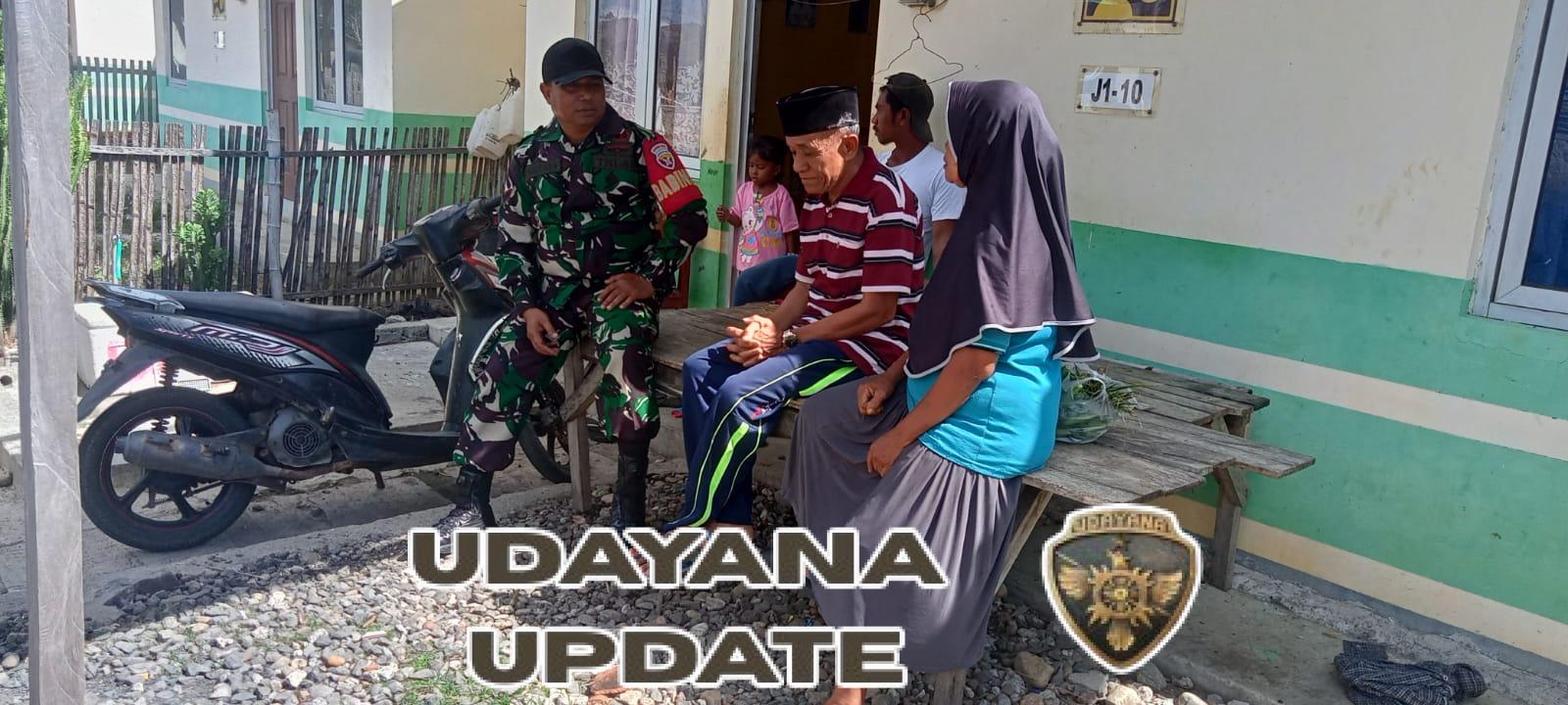 Ciptakan Lingkungan Nyaman, Babinsa Daha Beri Arahan Terkait Hewan Ternak