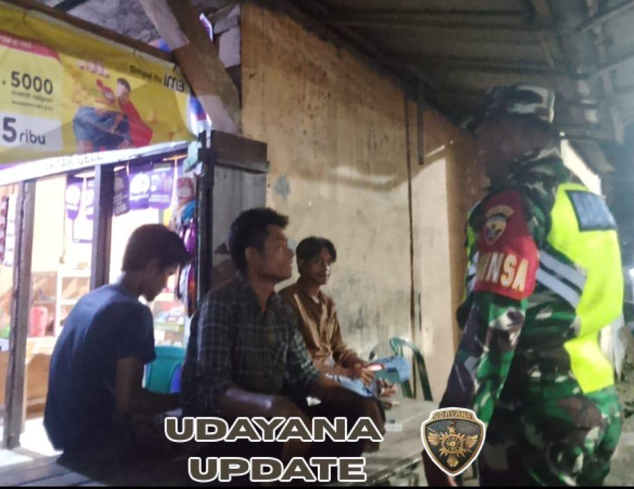 Larangan Alkohol dan Ronda Malam Bersama, Upaya Babinsa Desa Sie Ciptakan Ketentraman