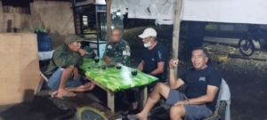 Hadir di Tengah Masyarakat, Koramil 1628-02 Tingkatkan Kewaspadaan Lingkungan