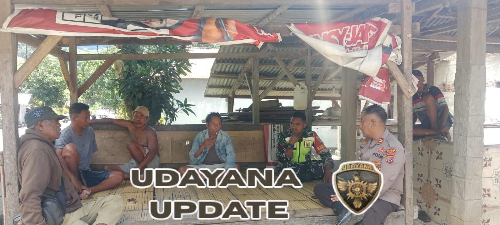 Jaga Kamtibmas, Babinsa Fransiskus Dejesus Aktif Pantau Keamanan Wilayah Liotimur