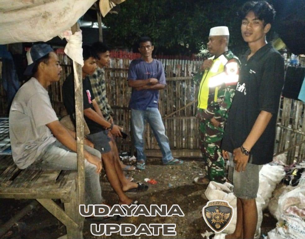 Babinsa Koramil Monta Aktifkan Kembali Siskamling untuk Keamanan Desa