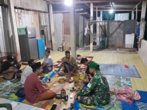 Serda Saidin Pimpin Patroli, Ajak Warga Sekongkang Jaga Kamtibmas