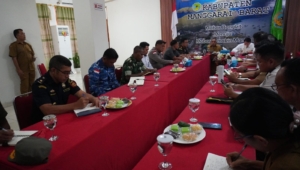 Pasilog Kodim 1630/Mabar Wakili Dandim Hadiri Rapat Koordinasi Pemda Bahas Stabilitas Pariwisata