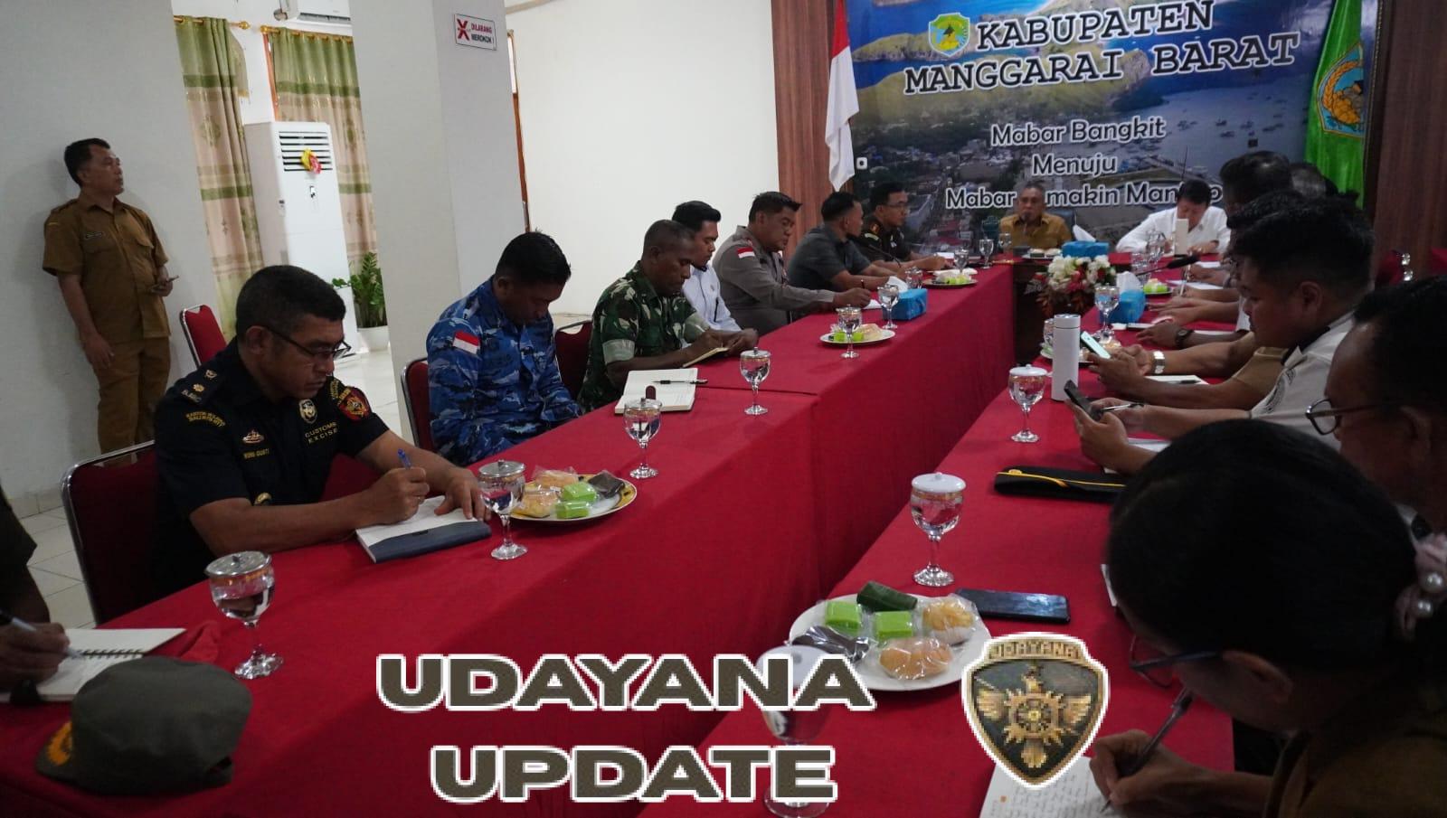 Pasilog Kodim 1630/Mabar Wakili Dandim Hadiri Rapat Koordinasi Pemda Bahas Stabilitas Pariwisata