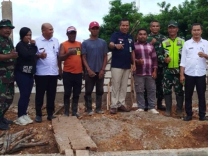 Babinsa Dampingi Kunjungan Tim Agrinas Pusat di Lokasi KDKMP Desa Lekunik