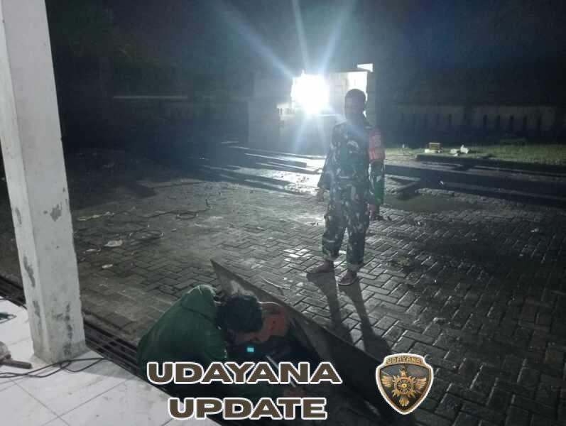 Hadir di Tengah Masyarakat, Koramil Poto Tano Imbau Warga Jaga Ketertiban