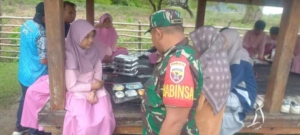 Koramil 1628/02 Sekongkang Pastikan Program Makan Bergizi Gratis Tepat Sasaran
