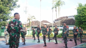 Gelar PSJM, Pasiops Kodim Klungkung Tegaskan Fisik Tangguh Tugas Maksimal