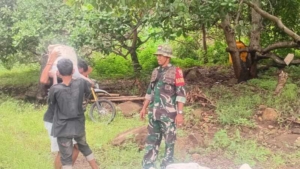Sasaran Tambahan TMMD Ke-127: Material Renovasi Gereja Daranatar Tiba