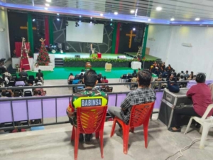 Koramil Ba’a Amankan Ibadah Minggu di GBI Menara Doa, Jemaat Beribadah Khidmat