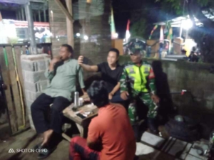 Babinsa Koramil 1614-01/Dompu Gelar Patroli Ronda Malam Bersama Warga Dorebara