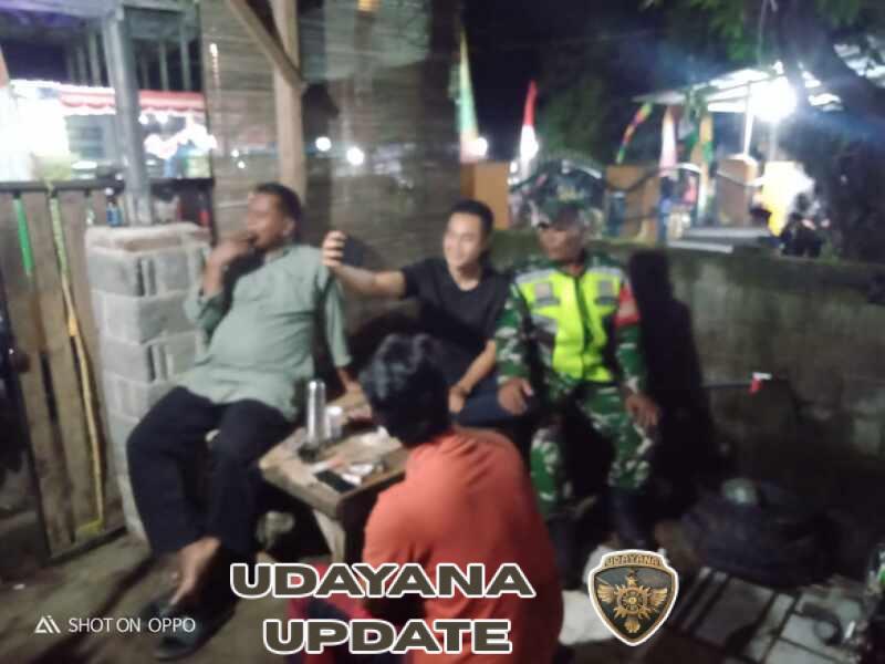 Babinsa Koramil 1614-01/Dompu Gelar Patroli Ronda Malam Bersama Warga Dorebara