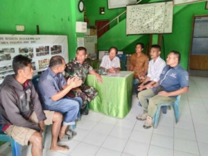 Komsos Dengan Perangkat Kelurahan, Digunakan Babinsa Sebagai Koordinasi dan Komunikasi