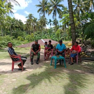 Koramil Amarasi Selatan Galakkan Penghijauan Melalui Kelapa