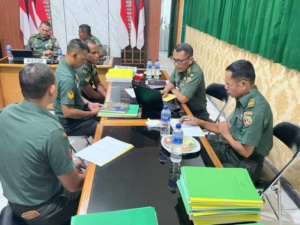 Kodim 1601/Sumba Timur Sambut Pemeriksaan Wasrik Itdam IX/Udayana Tahun 2026