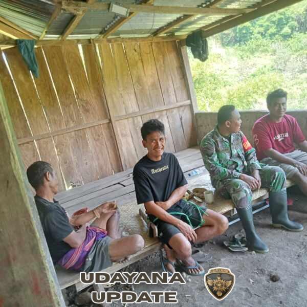 Komsos Babinsa Koramil 04/Tabundung Dorong Ketahanan Pangan di Praingkareha