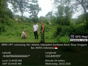 Sinergi Babinsa dan Pemerintah Desa Lamusung Wujudkan Pembangunan Koperasi