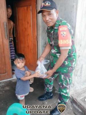 Babinsa Koramil 1628-03/Seteluk Dampingi Program MBG untuk Bumil dan Balita di Air Suning