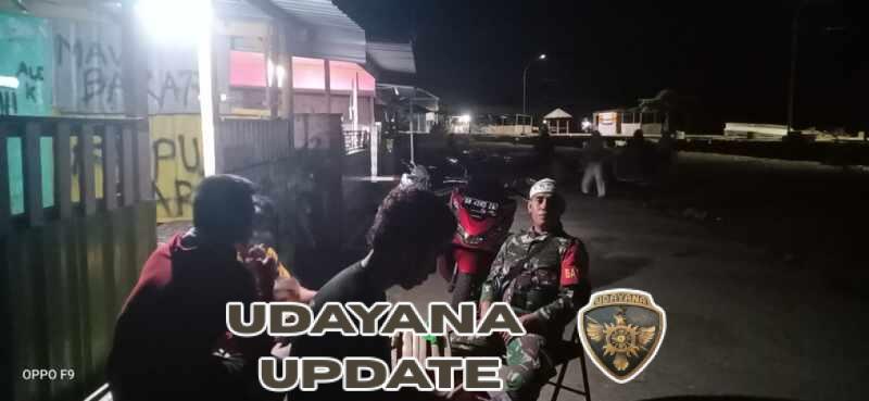 Ciptakan Rasa Aman, Koramil 1628-04/Poto Tano Sisir Wilayah Kecamatan Poto Tano