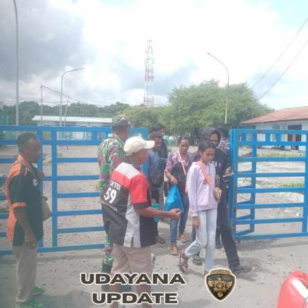 Kedatangan KM Tidar di Pelabuhan PELNI Lewoleba Berjalan Aman Berkat Pengamanan Babinsa